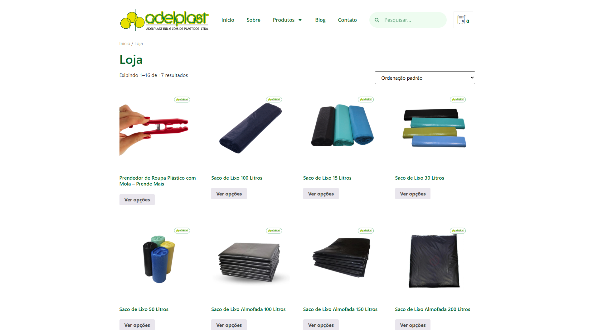 Site Institucional - Adelplast