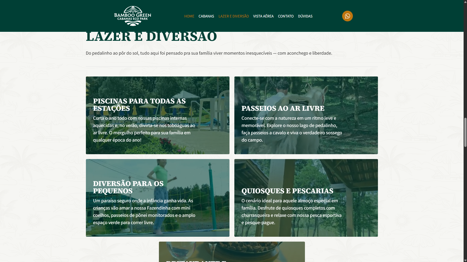 Site Institucional - Bamboo Green Park