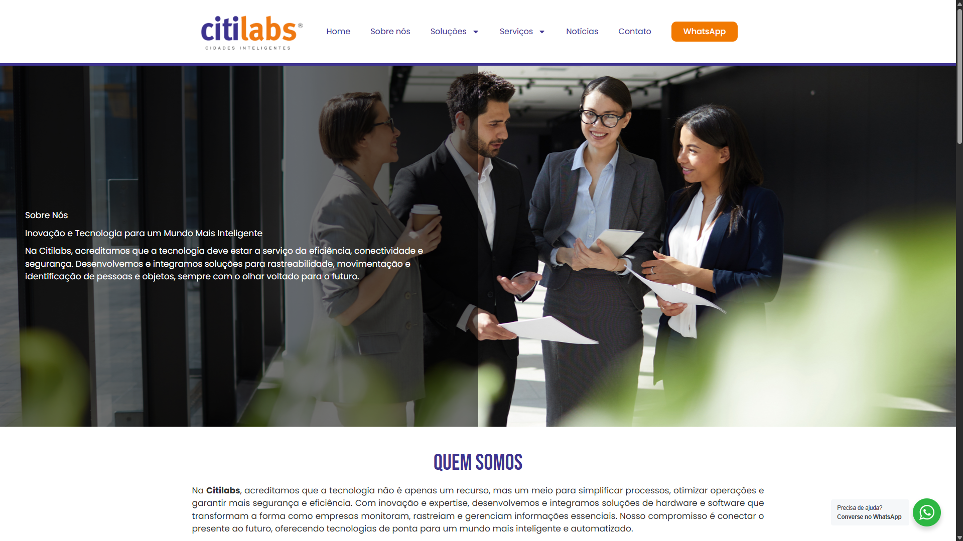 Site Institucional - Citilabs