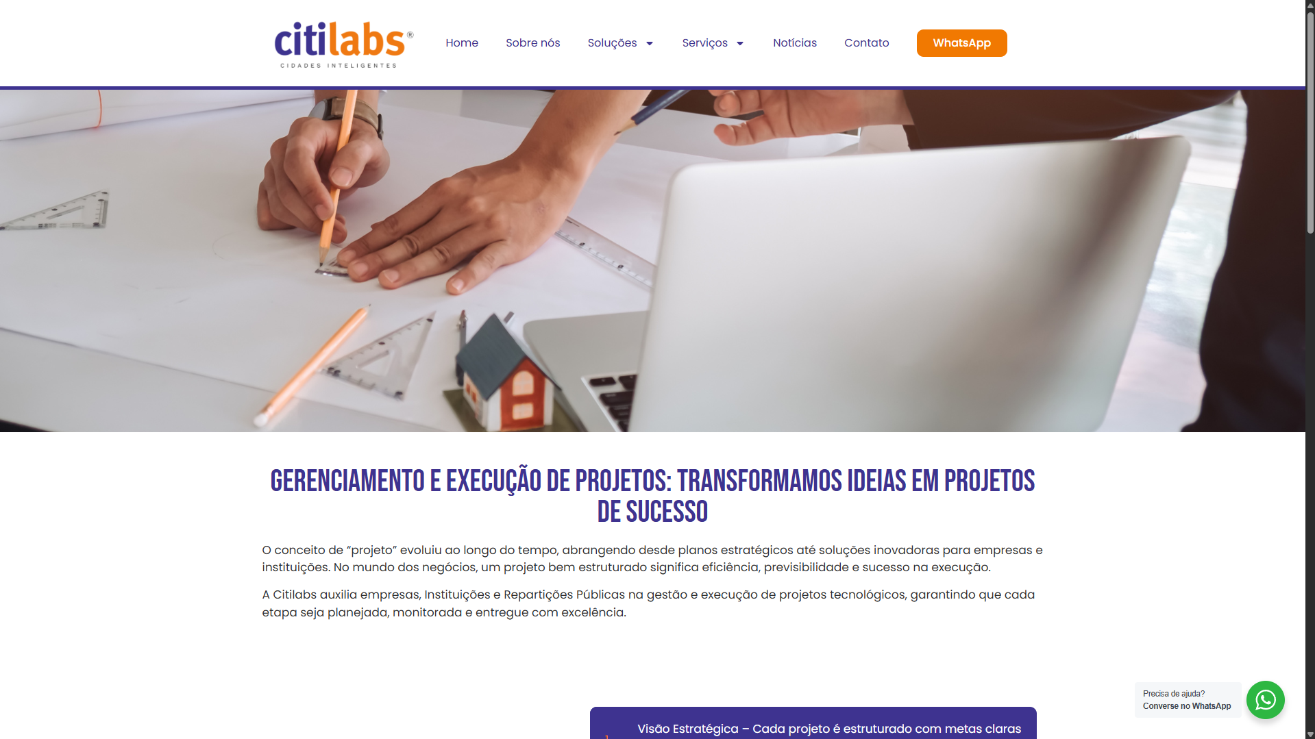 Site Institucional - Citilabs
