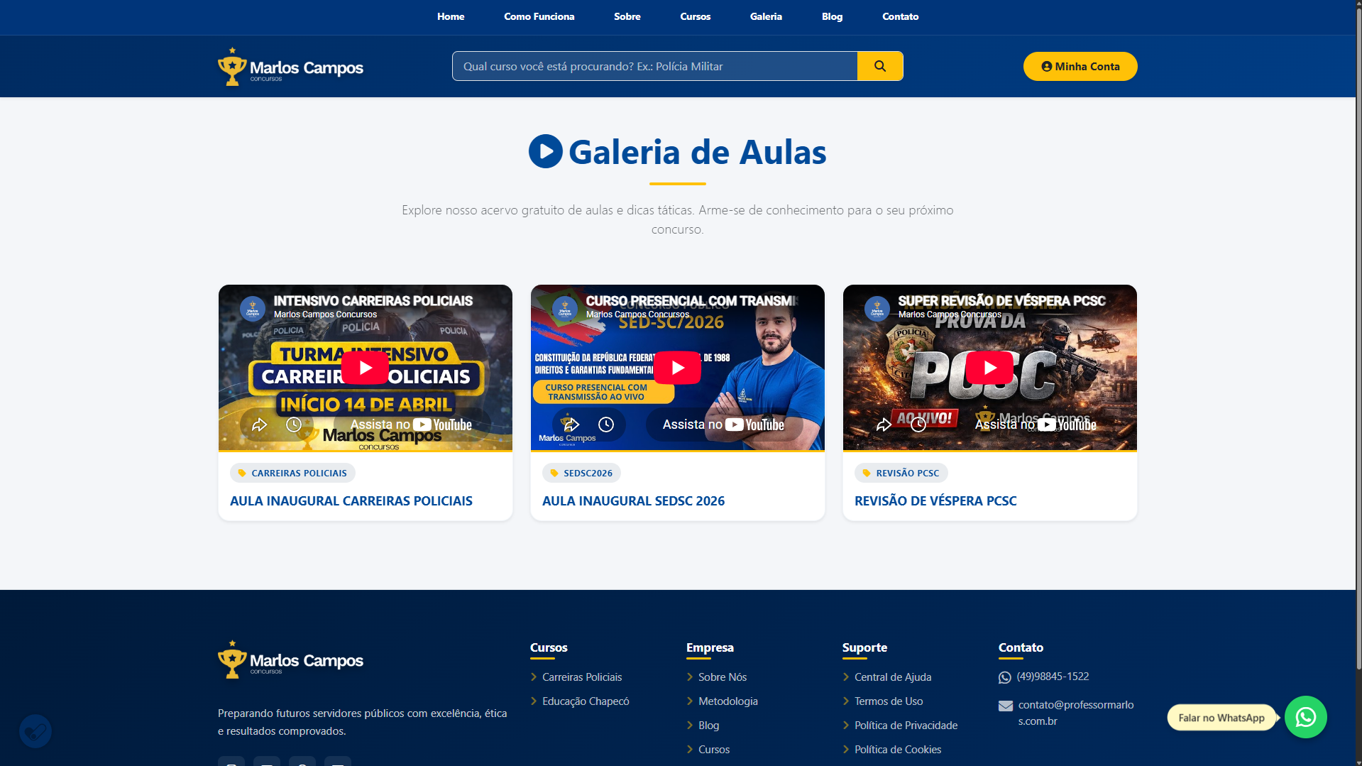 Plataforma EAD - Marlos Campos Concursos