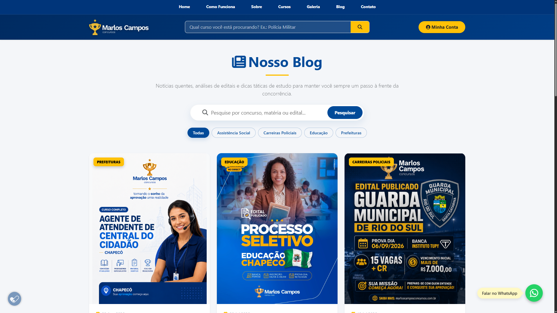 Plataforma EAD - Marlos Campos Concursos