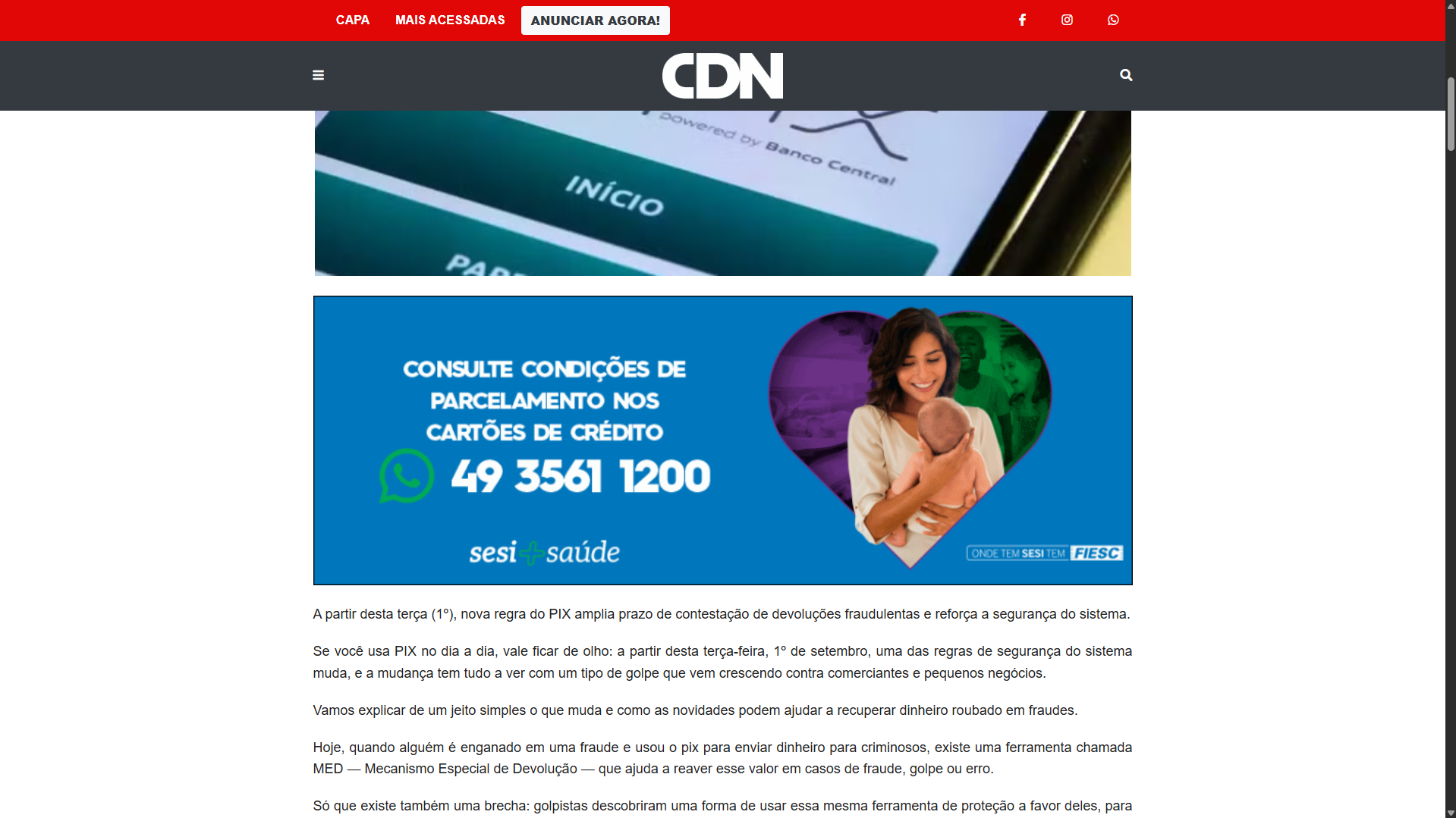 Portal de Notícias - Rede CDN