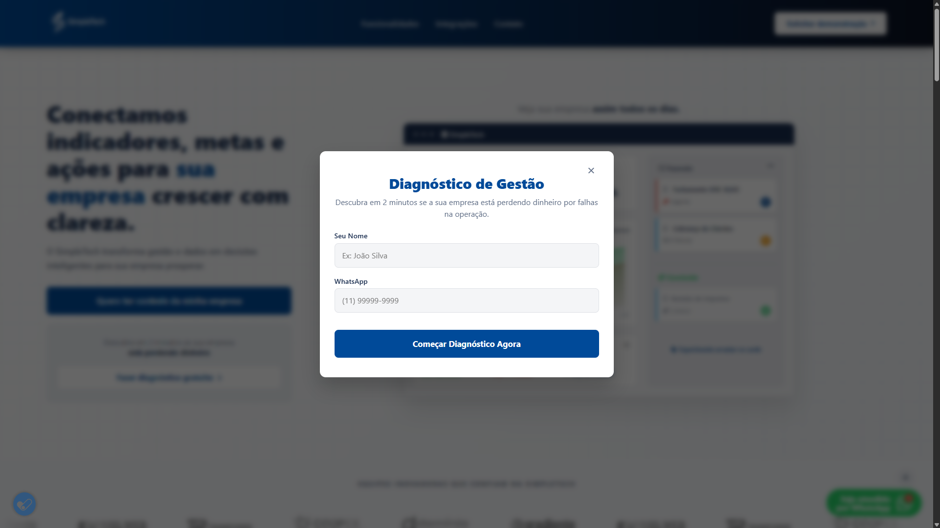 Landing Page - SimpleTech
