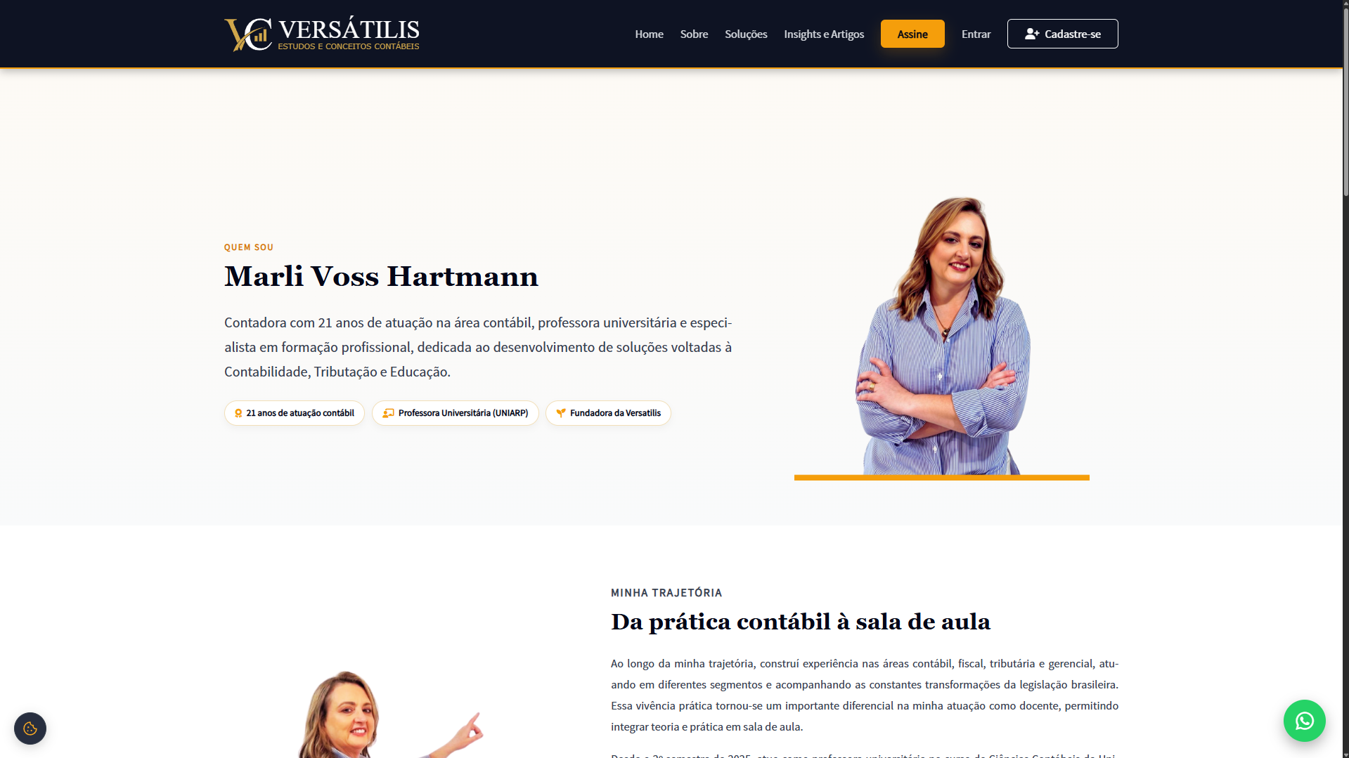 Plataforma de Conteúdo Contábil - Versatilis Pro