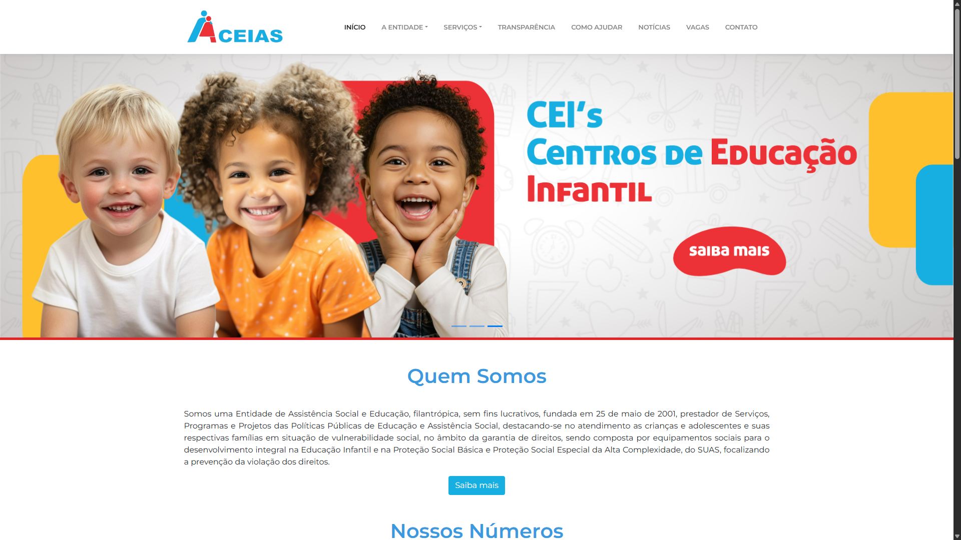 Site Institucional - Aceias