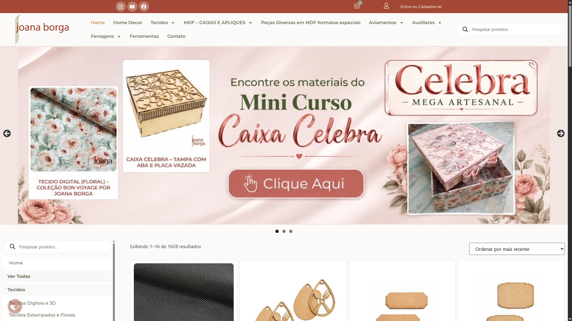 Loja Virtual - Joana Borga