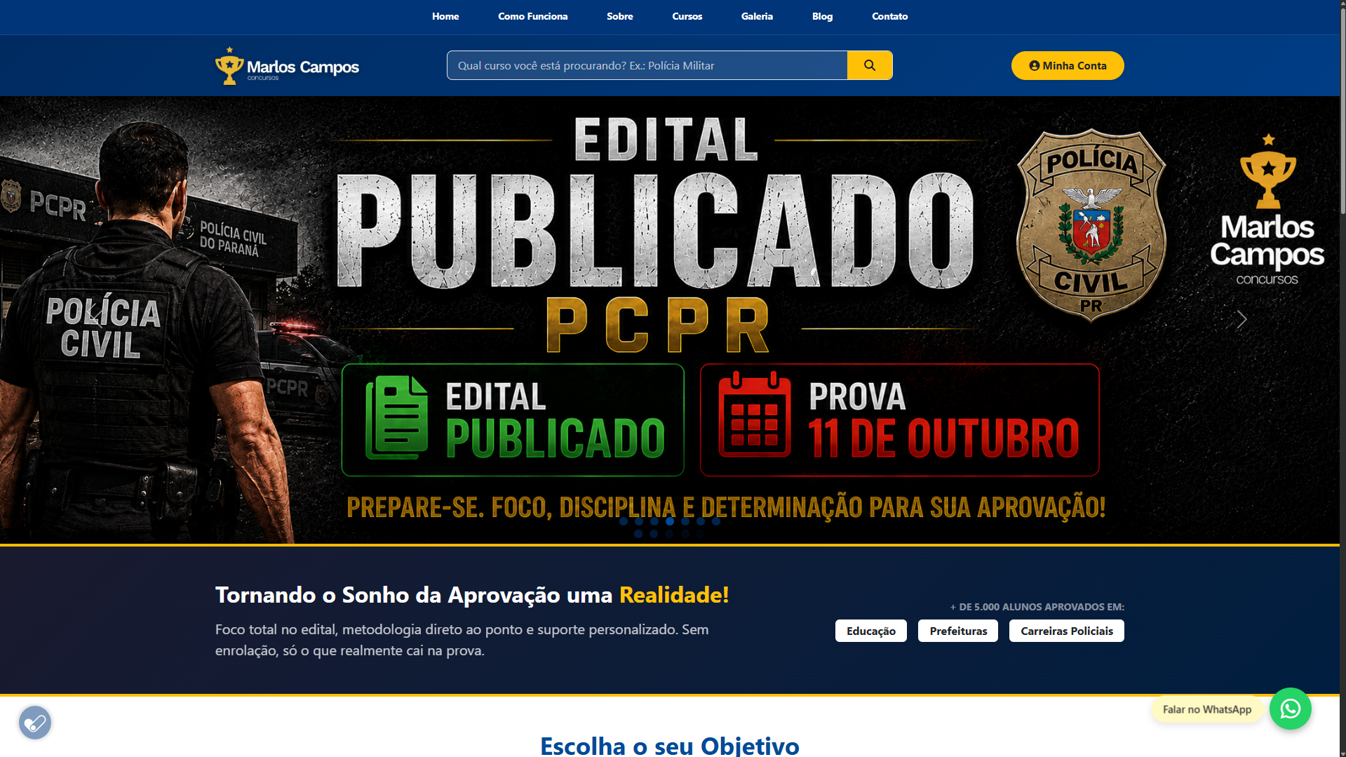 Plataforma EAD - Marlos Campos Concursos