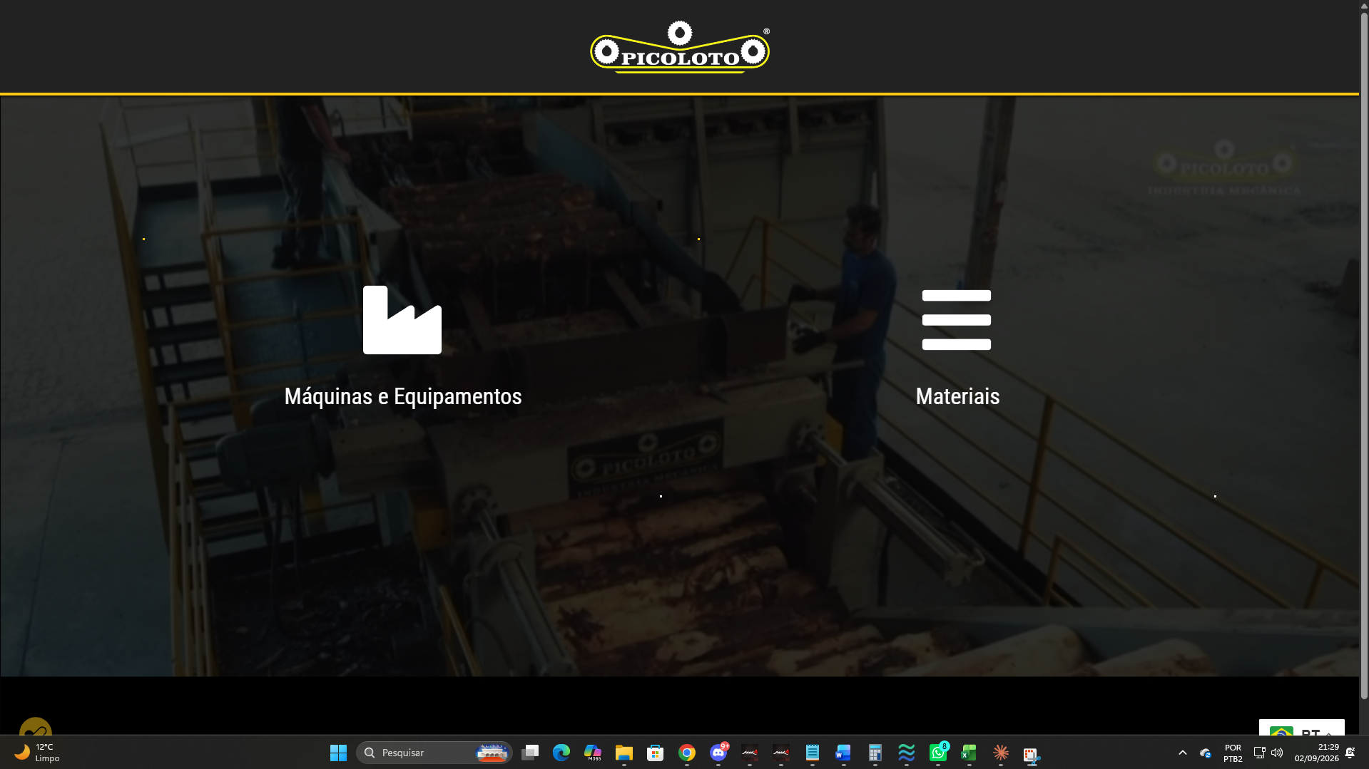 Site Institucional Multiunidade - Picoloto