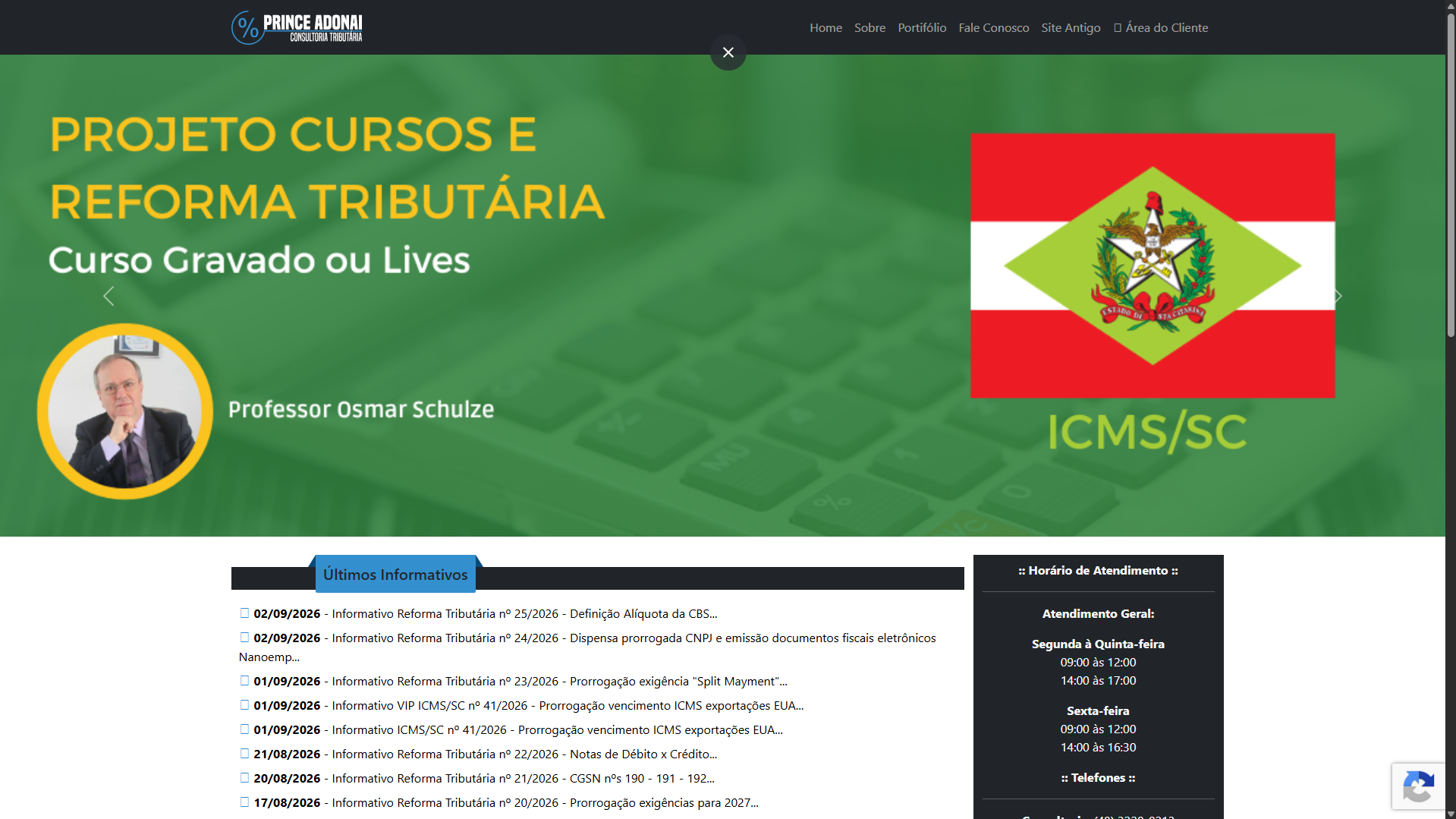 Portal de Consultoria Tributária - Prince Adonai