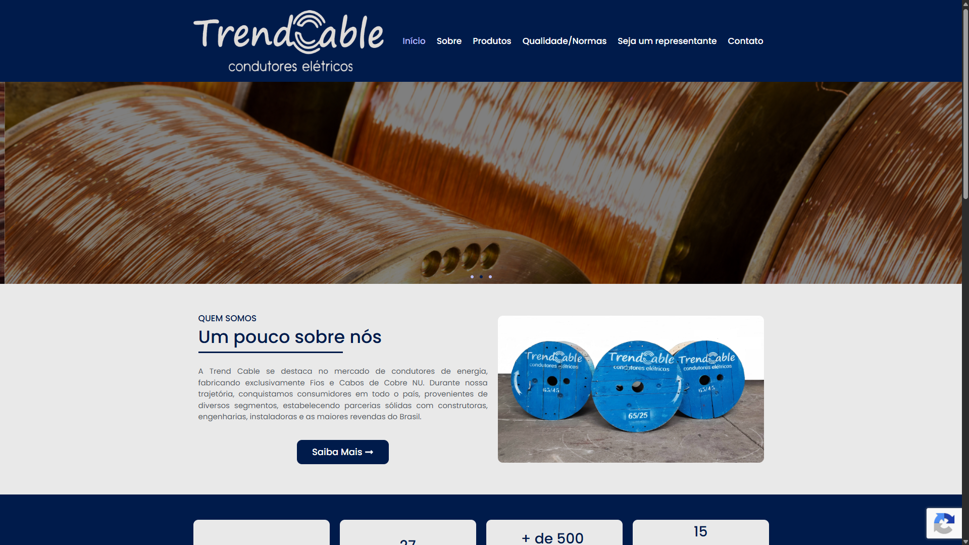 Site Institucional - Trend Cable